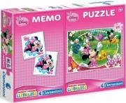 Opakowanie Puzzle 60+Memo Klub Przyjaciół Myszki Miki. Minnie