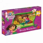 Opakowanie Puzzle - 90 DORA Poznaje Świat Jesień ALEX
