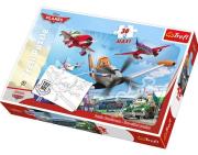 Okładka książki Puzzle konturowe 30 maxi Przygody Dusty'ego TREFL