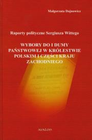 Okładka książki Raporty polityczne Sergiusza Wittego