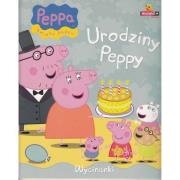 Świnka Peppa. Wycinanki Urodziny Peppy. Autor: OPRACOWANIE  ZBIOROWE. Dadada.pl Okładka książki Świnka Peppa. Wycinanki Urodziny Peppy