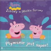 Świnka Peppa. Zabawy w .. 8 Pływanie jest super!. Autor: praca zbiorowa. Dadada.pl Okładka książki Świnka Peppa. Zabawy w .. 8 Pływanie jest super!
