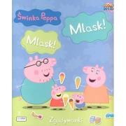 Świnka Peppa. Zgadywanki  Mlask! Mlask!. Autor: praca zbiorowa. Dadada.pl Okładka książki Świnka Peppa. Zgadywanki  Mlask! Mlask!