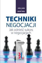 Techniki negocjacji. Autor: Bjorn Lunden, Lennart Rosell. Dadada.pl Okładka książki Techniki negocjacji