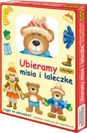 Okładka książki Ubieramy misia i laleczkę