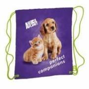 Okładka książki Worek szkolny na ramię Animal Planet pies i kot