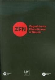 Okładka książki Zagadnienia Filozoficzne w Nauce nr 54