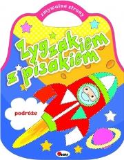 Zygzakiem z pisakiem. Podróże. Autor: Maria Molenda. Dadada.pl Okładka książki Zygzakiem z pisakiem. Podróże