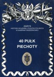 Okładka książki 40 Pułk Piechoty
