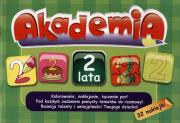 Akademia - 2 lata + 32 naklejki Greg. Autor: Ewa Sajek. Dadada.pl Okładka książki Akademia - 2 lata + 32 naklejki Greg