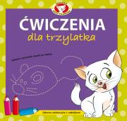 Okładka książki Akademia kota Filemona Ćwiczenia dla 3-latka
