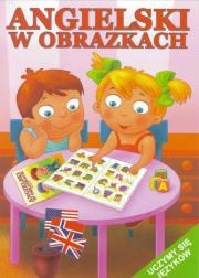 Okładka książki Angielski w obrazkach - uczymy się języków -różowa