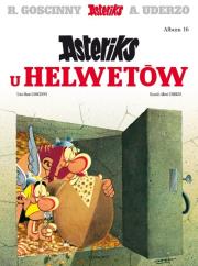 Asteriks. Album 16 Asteriks u Helwetów. Autor: René Goscinny. Dadada.pl Okładka książki Asteriks. Album 16 Asteriks u Helwetów