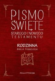 Okładka książki Biblia Tysiąclecia rodzinna czerwona