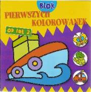 Okładka książki Blok pierwszych kolorowanek - Statek