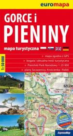 Okładka książki Euromapa Gorce i Pieniny 1:50 000