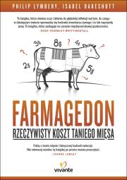 Farmagedon. Autor: Philip Lymbery, Isabel Oakeshott. Dadada.pl Okładka książki Farmagedon