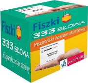 Okładka książki Fiszki 333 słowa Hiszpański zestaw startowy