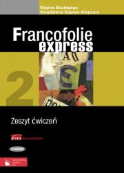 Francofolie express 2 WB NPP w.2012 PWN. Autor: Supryn-Klepcarz Magdalena, Régine Boutégege. Dadada.pl Okładka książki Francofolie express 2 WB NPP w.2012 PWN