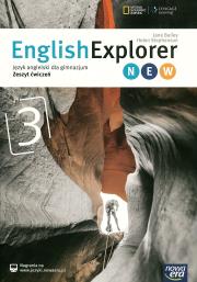 J. Angielski GIM English Explorer NEW 3 WB NE. Autor: Bailey Jane, Tkacz Arek, Stephenson Helen. Dadada.pl Okładka książki J. Angielski GIM English Explorer NEW 3 WB NE