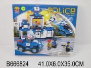 Opakowanie Klocki Komisariat i samochód  459 elem. Police