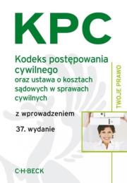 Opakowanie Kodeks postępowania cywilnego wyd.37 Twoje Prawo