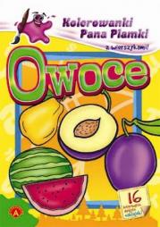 Okładka książki Kolorowanki Pana Plamki - Owoce ALEX