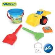 Okładka książki Komplet do piasku ze spychaczem