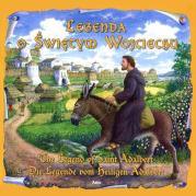Okładka książki Legenda o Św. Wojciechu wersja pol. ang. i niem.