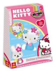 Opakowanie Magic Fabric Hello Kitty 3 Zestaw z postac. TREFL