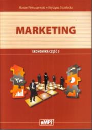 Marketing Podręcznik Ekonomika Część 3. Autor: Marian Pietraszewski, Krystyna Strzelecka. Dadada.pl Okładka książki Marketing Podręcznik Ekonomika Część 3