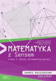 Okładka książki Matematyka LO 1 podr ZR suplement Sens