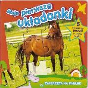 Okładka książki Moje pierwsze układanki. Zwierzęta na farmie