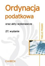 Opakowanie Ordynacja podatkowa wyd.27 Twoje prawo