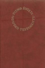 Okładka książki Pismo święte Nowy testament - mały płótno OLSZTYN