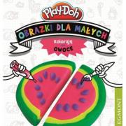 Playdoh - Koloruję owoce. Autor: Nowak Katarzyna. Dadada.pl Okładka książki Playdoh - Koloruję owoce