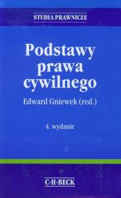 Podstawy prawa cywilnego. Autor: Edward Gniewek. Dadada.pl Okładka książki Podstawy prawa cywilnego