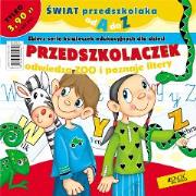 Przedszkolaczek odwiedza ZOO i poznaje litery WYZ. Autor: Dorota Skwark. Dadada.pl Okładka książki Przedszkolaczek odwiedza ZOO i poznaje litery WYZ