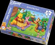 Okładka książki Puzzle 100 Kubuś i Przyjaciele Piknik TREFL