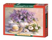 Okładka książki Puzzle 1000 Kwiaty i kapelusz CASTOR