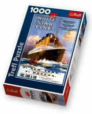 Opakowanie Puzzle 1000 Titanic - Plakat Retro 1911r. TREFL