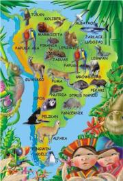 Opakowanie Puzzle 104 - Kontynenty Ameryka AXEL