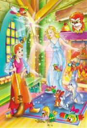 Opakowanie Puzzle 180 - Kopciuszek i wróżka AXEL