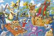 Opakowanie Puzzle 200 - Piracka tratwa AXEL