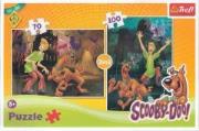 Opakowanie Puzzle 2w1 Scooby-Doo. Strachy na lachy TREFL
