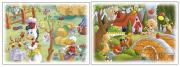 Opakowanie Puzzle 2x24 Grillowanie/Nad jeziorem AXEL