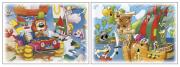 Opakowanie Puzzle 2x24 Na plaży/Piraci AXEL