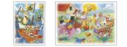 Opakowanie Puzzle 2x24 Piraci/Na farmie AXEL