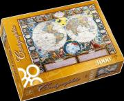 Opakowanie Puzzle 3000 Mapa ziemi 1749 - J.B. Nolin TREFL