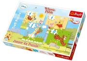 Opakowanie Puzzle 4w1 Junior Kubuś Puchatek TREFL